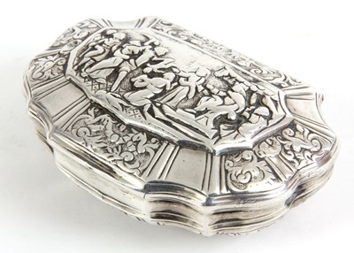 Lot 178 - AN 18th/19th CENTURY CONTINENTAL SILVER PILL...
