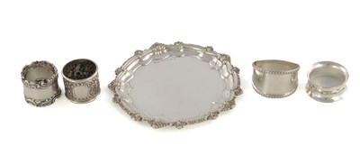Lot 429 - A COLLECTION OF FIVE SILVER ITEMS