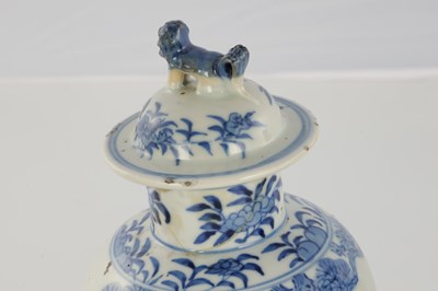 Lot 172 - A MATCHED PAIR OF CHINESE BLUE AND WHITE PORCELAIN VASES