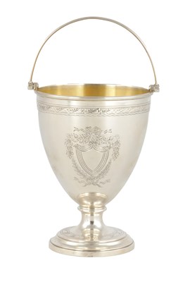 Lot 332 - AN EDWARD VII SILVER SUGAR BASKET