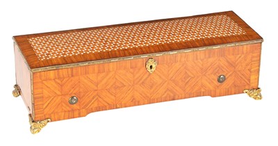 Lot 688 - A MID 19TH CENTURY DUCOMMUN-GIROD FORTE PIANO KEY WOUND CYLINDER MUSIC BOX