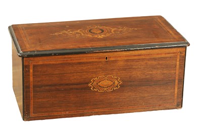 Lot 695 - A 19TH CENTURY SWISS ORCHESTRAL CYLINDER MUSIC BOX