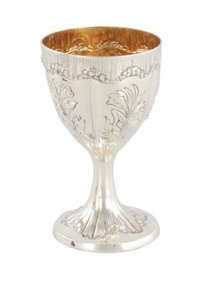 Lot 453 - AN EDWARD VII SILVER GOBLET