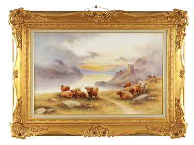 Lot 83 - A LARGE MODERN BRONTE PORCELAIN RECTANGULAR CERAMIC PLAQUE