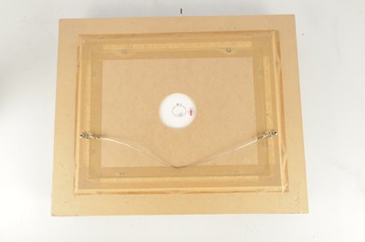 Lot 65 - A MODERN BRONTE PORCELAIN RECTANGULAR CERAMIC PLAQUE