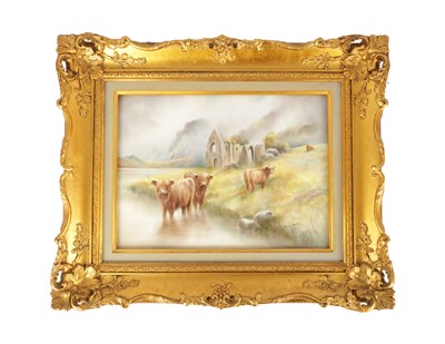 Lot 39 - A MODERN BRONTE PORCELAIN RECTANGULAR CERAMIC PLAQUE