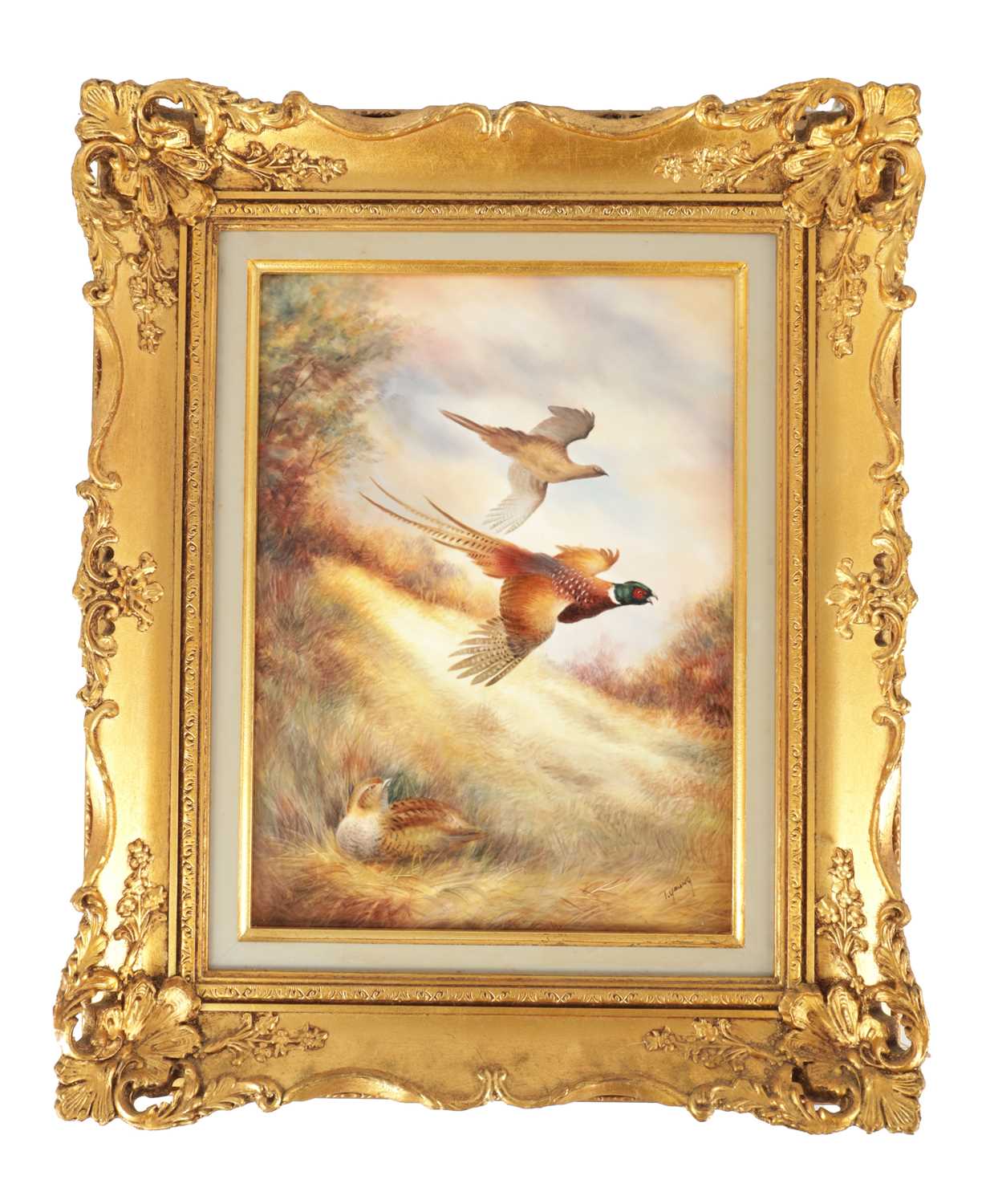 Lot 48 - A MODERN BRONTE PORCELAIN RECTANGULAR CERAMIC PLAQUE