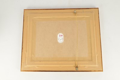Lot 45 - A MODERN LIMITED EDITION BRONTE PORCELAIN RECTANGULAR CERAMIC PLAQUE