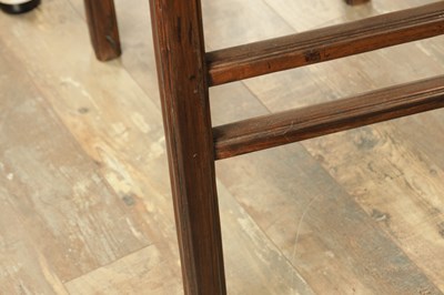 Lot 152 - A PAIR OF 19TH CENTURY STYLE ELM CHINESE ALTER TABLES