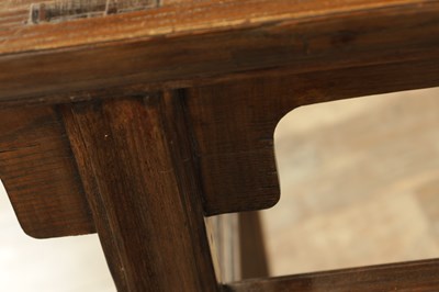 Lot 152 - A PAIR OF 19TH CENTURY STYLE ELM CHINESE ALTER TABLES