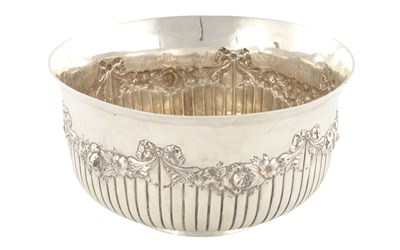 Lot 313 - AN EDWARD VII SIVER BOWL