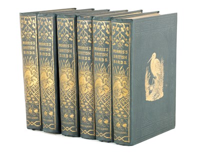 Lot 719 - A SET OF SIX HISTORY OF BRITISH BIRDS BY THE REV. F. O. MORRIS, B.A SECOND EDITION