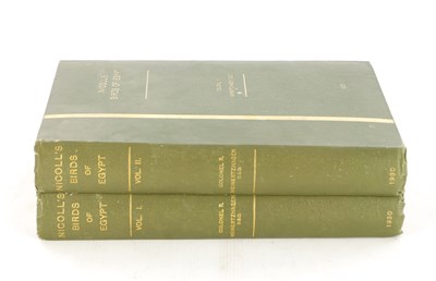 Lot 713 - TWO VOLUMES BY NICOLL'S BIRDS OF EGYPT BY COLONEL R. MEINERTZHAGEN, D.S.O.