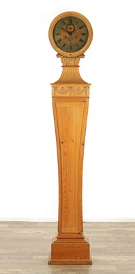 Lot 1646 - HENRY HARPER, LONDON. A RARE 18TH CENTURY EIGHT-DAY WEIGHT DRIVEN CARVED PINE LONGCASE CLOCK THE CASE IN THE MANNER OF THOMAS CHIPENDALE