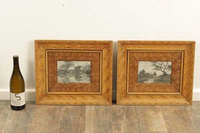 Lot 178 - A PAIR OF 19TH CENTURY CHINESE EMBROIDERED SILK PANELS