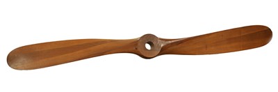 Lot 959 - A LARGE EARLY 20TH CENTURY LAMINATED TWO BLADE PROPELLER