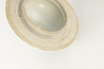 Lot 154 - A CHINESE WUCAI LIDDED BALUSTER VASE