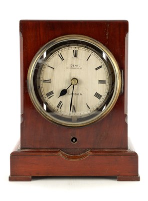 Lot 1462 - DENT, 33 COCKSPUR ST. LONDON. A 19TH CENTURY WATCHMAKERS CLOCK