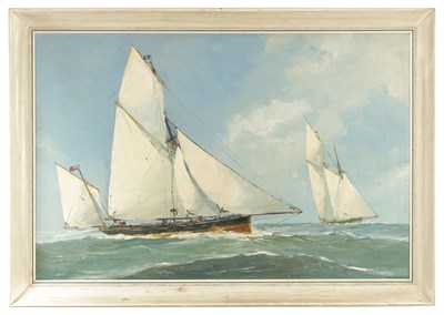 Lot 1039 - A 20TH CENTURY MARITIME OIL ON CANVAS