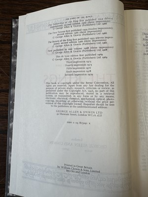 Lot 716 - J.R.R TOLKIEN - TWO COPIES 'THE LORD OF THE RINGS'