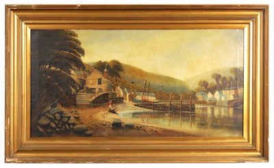 Lot 1051 - A 19TH CENTURY OIL ON CANVAS CONTINENTAL SCHOOL