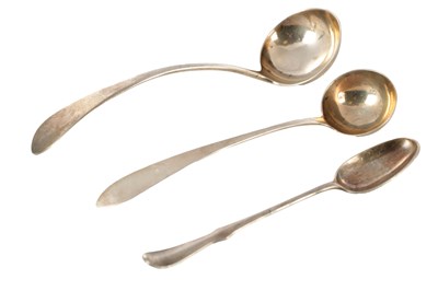 Lot 370 - THREE PROVINCIAL SCOTTISH SILVER SPOONS