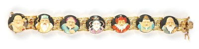 Lot 583 - A MID 20TH CENTURY 18CT YELLOW GOLD JAPANESE TOSHIKANE BRACELET