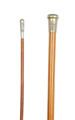Lot 610 - TWO 19TH CENTURY MILITARY CANES