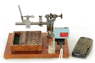 Lot 1524 - A GOOD WATCH MAKERS LATHE