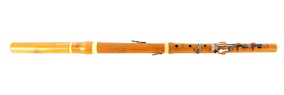 Lot 703 - AN EARLY 19TH CENTURY BOXWOOD FLUTE BY POTTER, LONDON
