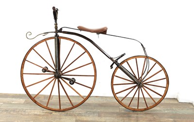 Lot 894 - A JUNIOR VELOCIPEDE (BONESHAKER) BICYCLE