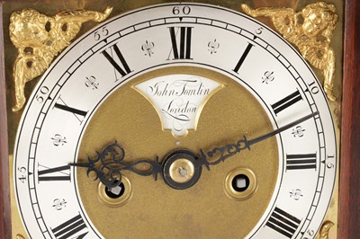 Lot 1543 - JOHN TOMLIN, LONDON. A FINE LATE 19TH CENTURY WILLIAM AND MARY STYLE TORTOISESHELL BRACKET CLOCK