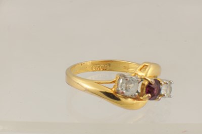 Lot 167 - A COLLECTION OF THREE GOLD RINGS