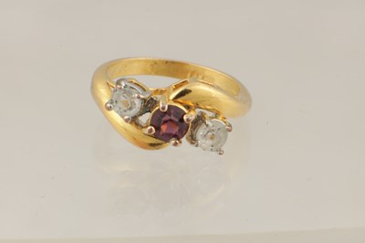 Lot 167 - A COLLECTION OF THREE GOLD RINGS