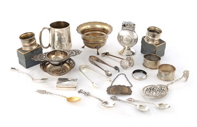 Lot 263 - A COLLECTION OF VARIOUS SILVER ITEMS