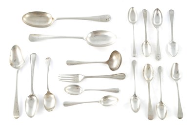 Lot 255 - A COLLECTION OF SILVER SPOONS