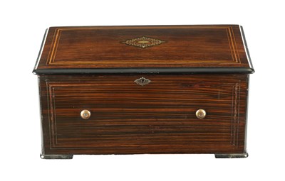 Lot 1028 - A 19TH CENTURY ORCHESTRAL MECHANICAL MUSIC BOX
