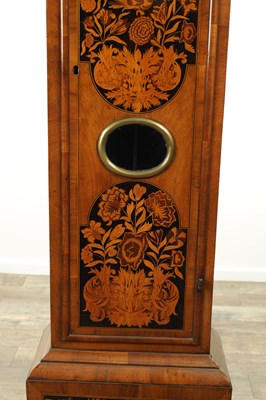 Lot 1552 - W. ANDREWS, LONDON. A LATE 17TH CENTURY PANELLED MARQUETRY AND WALNUT LONGCASE CLOCK