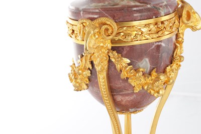 Lot 759 - A PAIR OF 19TH CENTURY FRENCH MARBLE AND ORMOLU CANDELABRA
