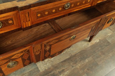 Lot 1745 - A PAIR OF 18TH CENTURY STYLE FRENCH MARQUETRY COMMODES