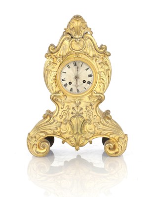 Lot 1508 - PEPIN A PARIS. A MID 19TH CENTURY FRENCH ROCOCO REVIVAL STRIKING MANTEL CLOCK