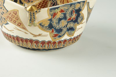 Lot 551 - A JAPANESE MEIJI PERIOD SATSUMA SQUARE SHAPED BOWL