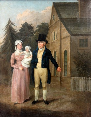 Lot 258 - AN EARLY 19TH CENTURY OIL ON CANVAS portrait...