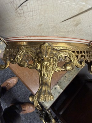 Lot 545 - A JAPANESE MEIJI PERIOD SHOUNDO CHARGER WITH EUROPEAN ORMOLU MOUNTS