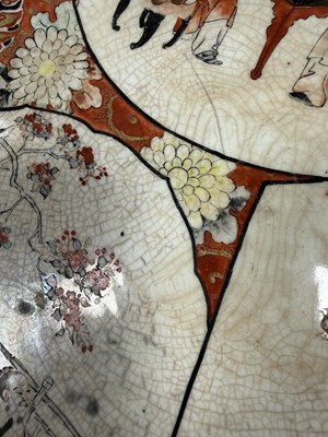 Lot 545 - A JAPANESE MEIJI PERIOD SHOUNDO CHARGER WITH EUROPEAN ORMOLU MOUNTS