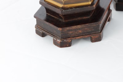 Lot 150 - A FINE PAIR OF JAPANESE MEIJI PERIOD GOLD LACQUERWORK CABINET VASES ON HARDWOOD STANDS