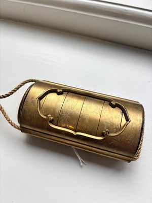 Lot 76 - AN UNUSUAL JAPANESE MEIJI PERIOD SIX CASE GOLD LACQUER INRO WITH OUTER SLEEVE