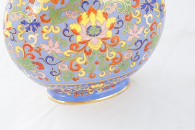 Lot 70 - A PAIR OF LATE 19TH CENTURY ENGLISH COALPORT CERAMIC MOON FLASKS