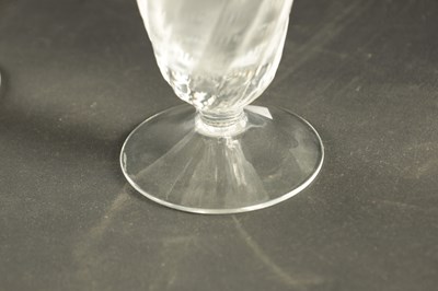 Lot 4 - A PAIR OF LALIQUE 'LUCIE' FROSTED GLASS ICE CREAM BOWLS