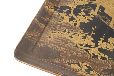 Lot 531 - A 19TH CENTURY CHINESE LACQUERED TRAY